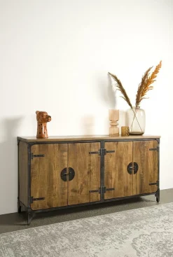 Dressoir Basto 180 cm Mangohout - Loft24.nl