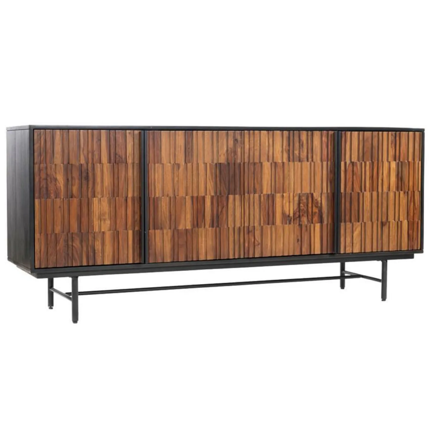 Dressoir Dimaro Sheesham en Mangohout - 175 cm - Loft24.nl