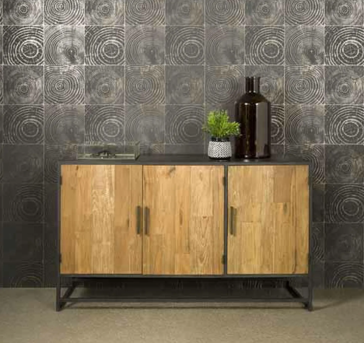 Dressoir Felino Teakhout 160 cm - Loft24.nl