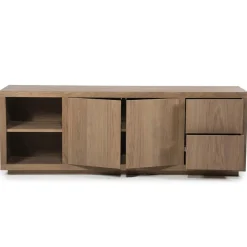 Dressoir Helsinki Eikenhout 200 cm - Lichtbruin - Loft24.nl