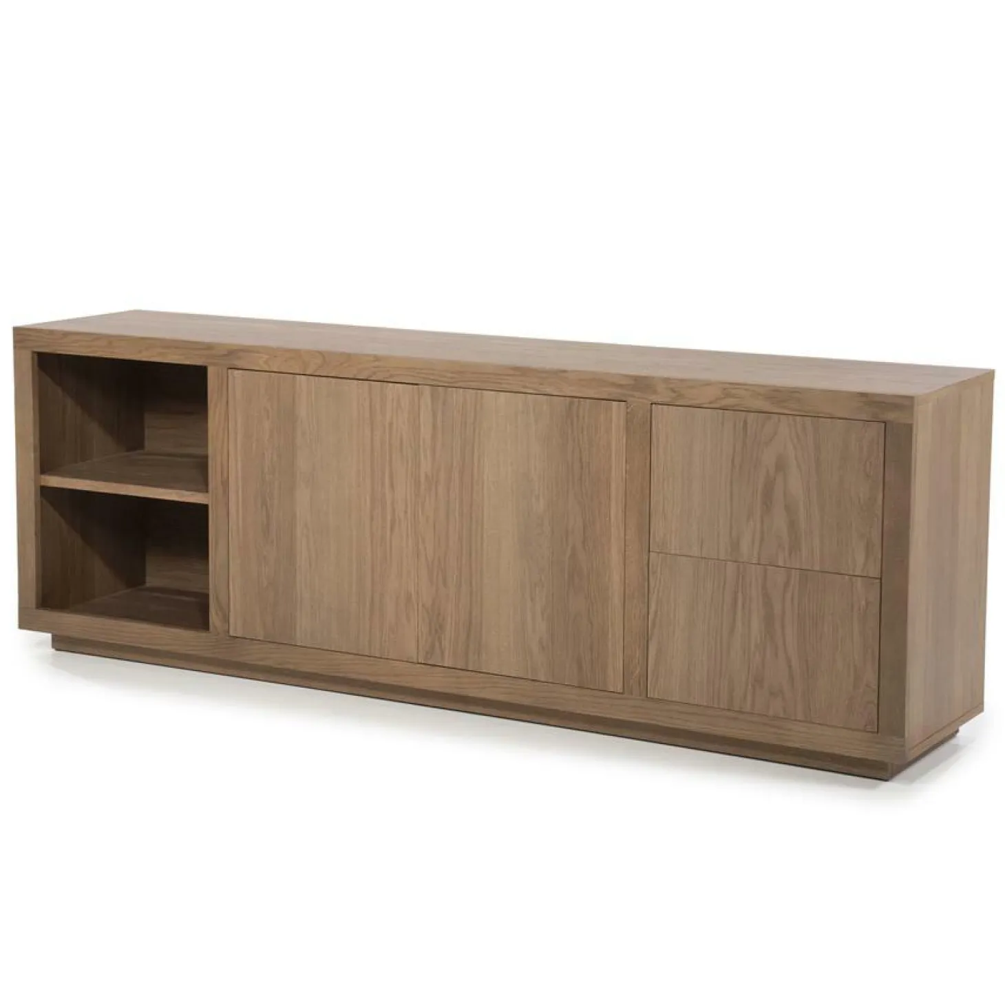 Dressoir Helsinki Eikenhout 200 cm - Lichtbruin - Loft24.nl