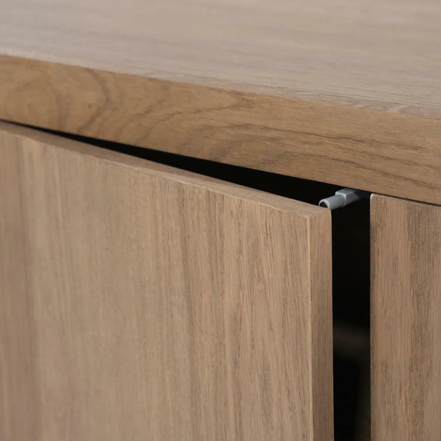 Dressoir Helsinki Eikenhout 200 cm - Lichtbruin - Loft24.nl