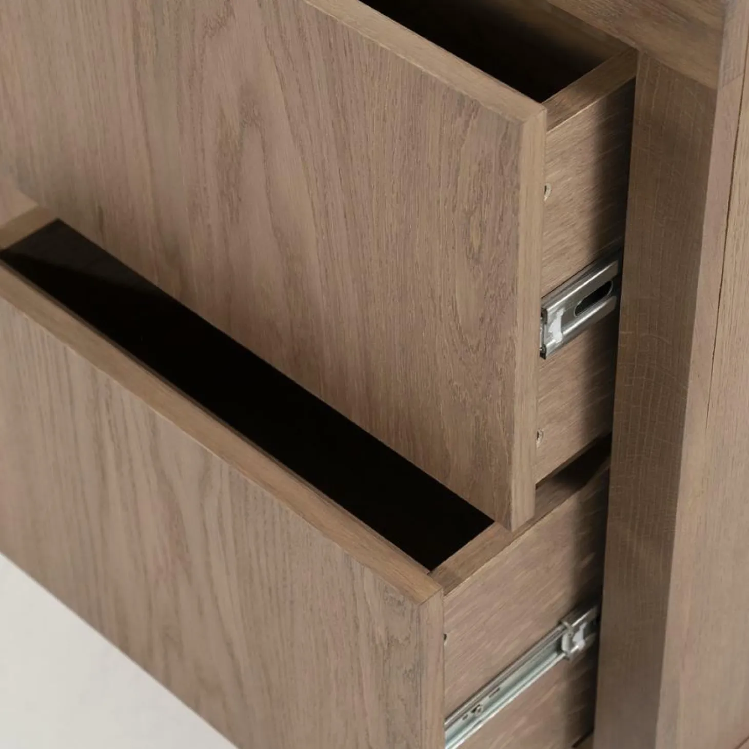 Dressoir Helsinki Eikenhout 200 cm - Lichtbruin - Loft24.nl