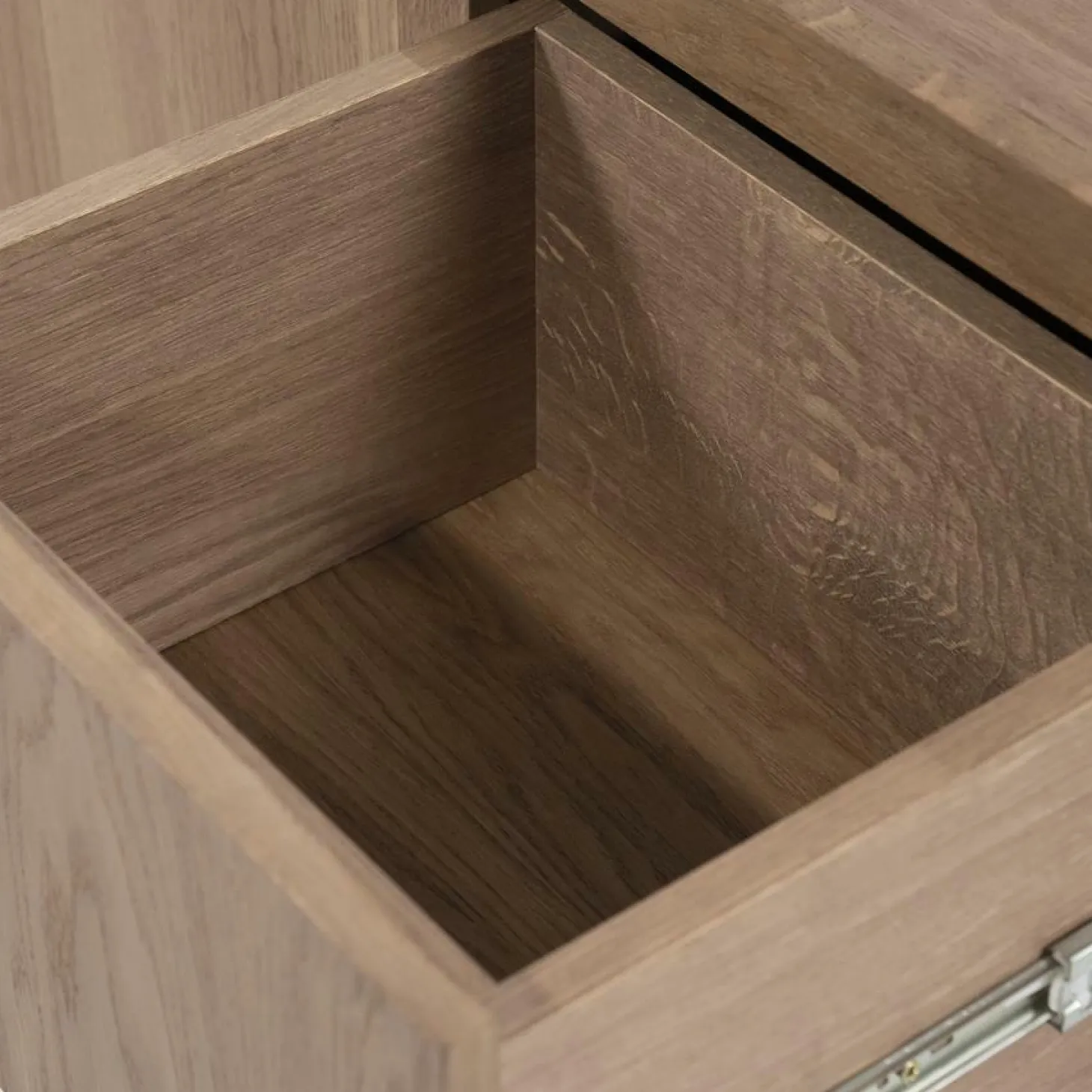 Dressoir Helsinki Eikenhout 200 cm - Lichtbruin - Loft24.nl