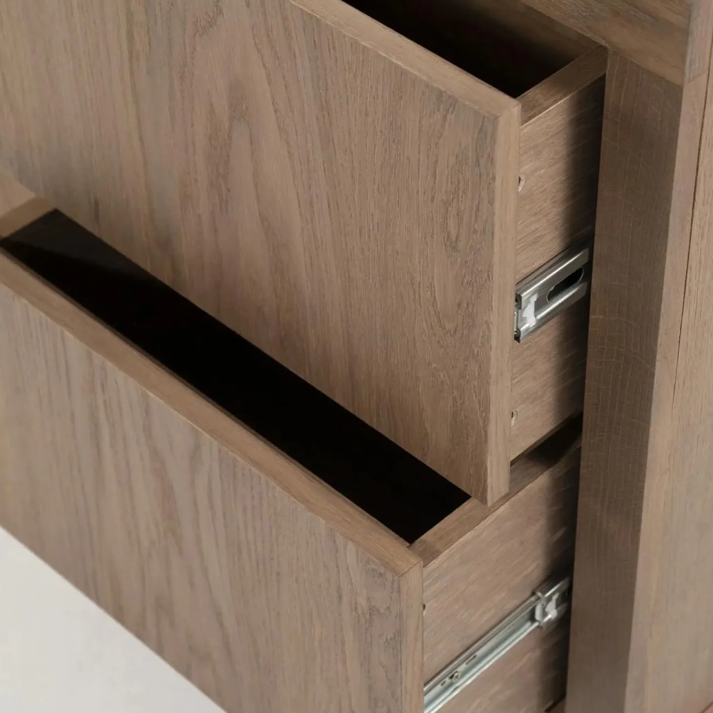 Dressoir Helsinki Eikenhout 200 cm - Lichtbruin - Loft24.nl