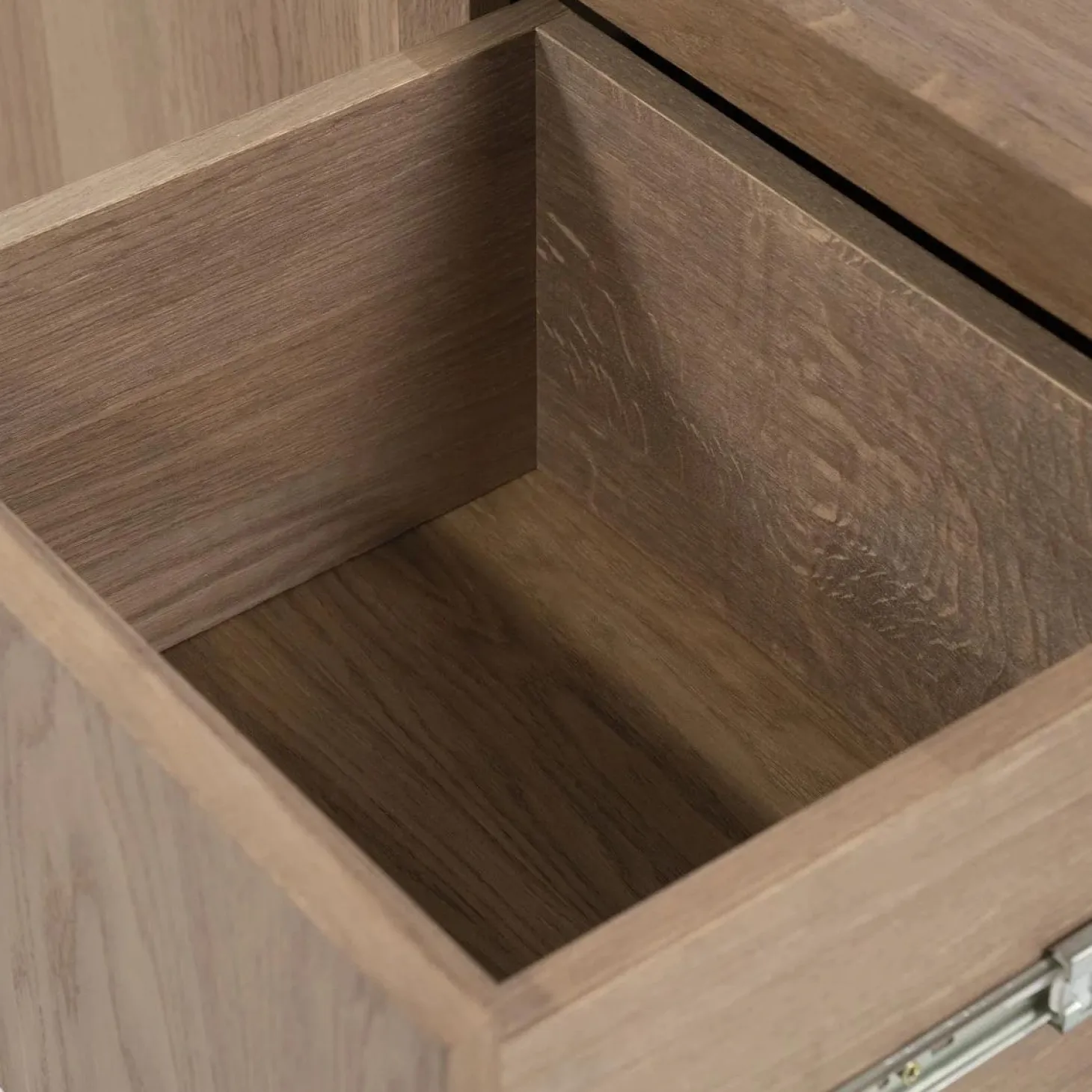 Dressoir Helsinki Eikenhout 200 cm - Lichtbruin - Loft24.nl