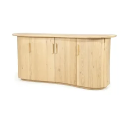 Dressoir Josh Eikenhout 180cm - Naturel - Loft24.nl