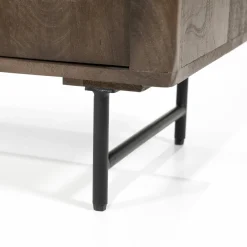 Dressoir Lio Mangohout Travertin 200x41x75cm - bruin - Loft24.nl