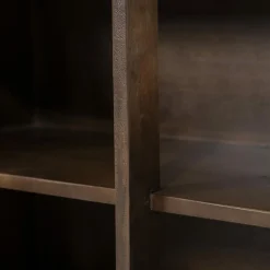 Dressoir Lio Mangohout Travertin 200x41x75cm - bruin - Loft24.nl