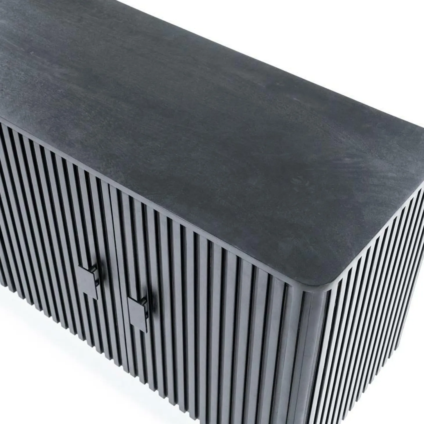 Dressoir Remi Mangohout en Metaal 170cm - Zwart - Loft24.nl