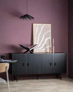 Dressoir Remi Mangohout en Metaal 170cm - Bruin - Loft24.nl