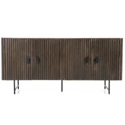 Dressoir Remi Mangohout en Metaal 170cm - Bruin - Loft24.nl