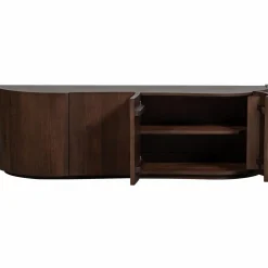 Dressoir Sense Mangohout, 160cm, kleur Walnoot - Loft24.nl