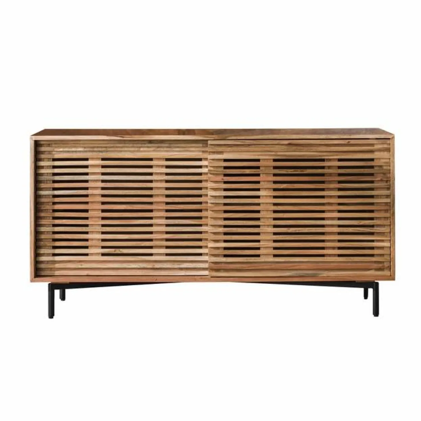 Dressoir Slide Acaciahout 150cm - Naturel - Loft24.nl