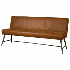 Eetkamerbank Belmonte 185 cm - Cognac - Loft24.nl