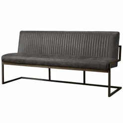 Eetkamerbank Ferro 185 cm - Antraciet - Loft24.nl
