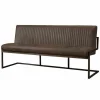 Eetkamerbank Ferro 205 cm - Donkerbruin - Loft24.nl