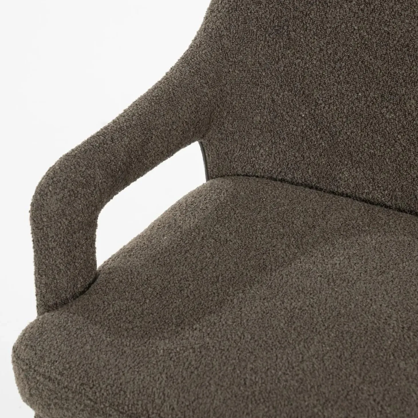 Eetkamerbank Fika Bouclé - kleur Bruin - Loft24.nl