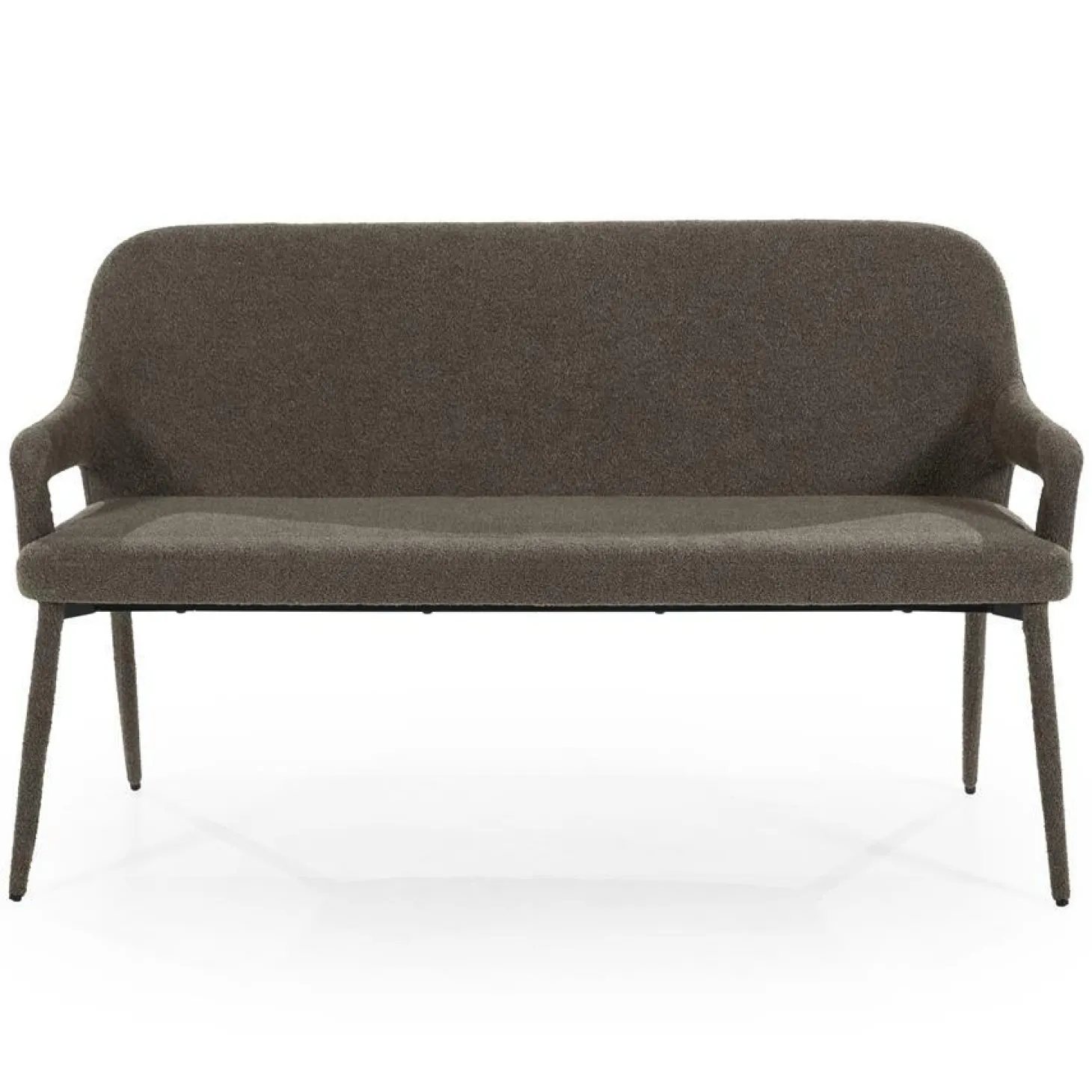 Eetkamerbank Fika Bouclé - kleur Bruin - Loft24.nl