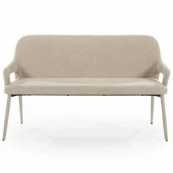 Eetkamerbank Fika Bouclé - kleur Taupe - Loft24.nl