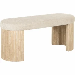 Eetkamerbank Gallice Travertin - 120cm - Loft24.nl