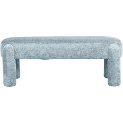 Eetkamerbank Holly Chenille - Lichtblauw - Loft24.nl