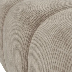 Eetkamerbank Mojo Zonder Rugleuning Geweven Rib 164cm Zand - Loft24.nl