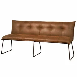 Eetkamerbank Seda 155 cm - Cognac - Loft24.nl