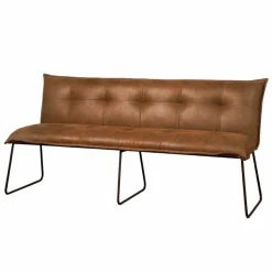 Eetkamerbank Seda 185 cm - Cognac - Loft24.nl