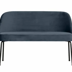 Eetkamerbank Vogue Velvet, 120cm - Teal blauw - Loft24.nl