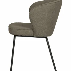 Eetkamerstoel Admit Bouclé - Nougat - Loft24.nl