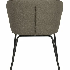 Eetkamerstoel Admit Bouclé - Nougat - Loft24.nl