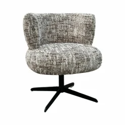 Eetkamerstoel Amalfi Geweven stof kleur Beige - Loft24.nl