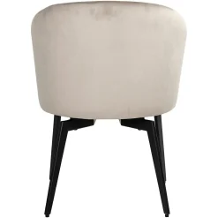 Eetkamerstoel Amphara Velvet kleur Khaki - Loft24.nl