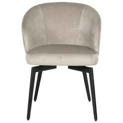 Eetkamerstoel Amphara Velvet kleur Khaki - Loft24.nl