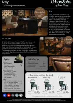 Eetkamerstoel Amy - zelf samenstellen - Loft24.nl