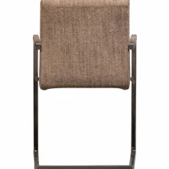 Eetkamerstoel Bas Geweven stof - Bruin - Loft24.nl