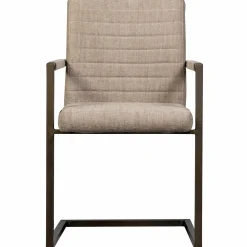 Eetkamerstoel Bas Geweven stof - Zand - Loft24.nl