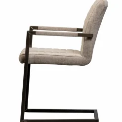 Eetkamerstoel Bas Geweven stof - Zand - Loft24.nl