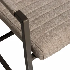 Eetkamerstoel Bas Geweven stof - Zand - Loft24.nl