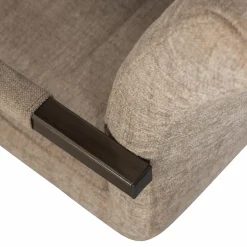 Eetkamerstoel Bas Geweven stof - Zand - Loft24.nl