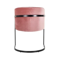 Eetkamerstoel Chiara Velvet kleur Blush - Loft24.nl