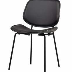 Eetkamerstoel Close Lederlook en Hout - Loft24.nl