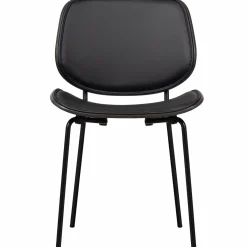 Eetkamerstoel Close Lederlook en Hout - Loft24.nl