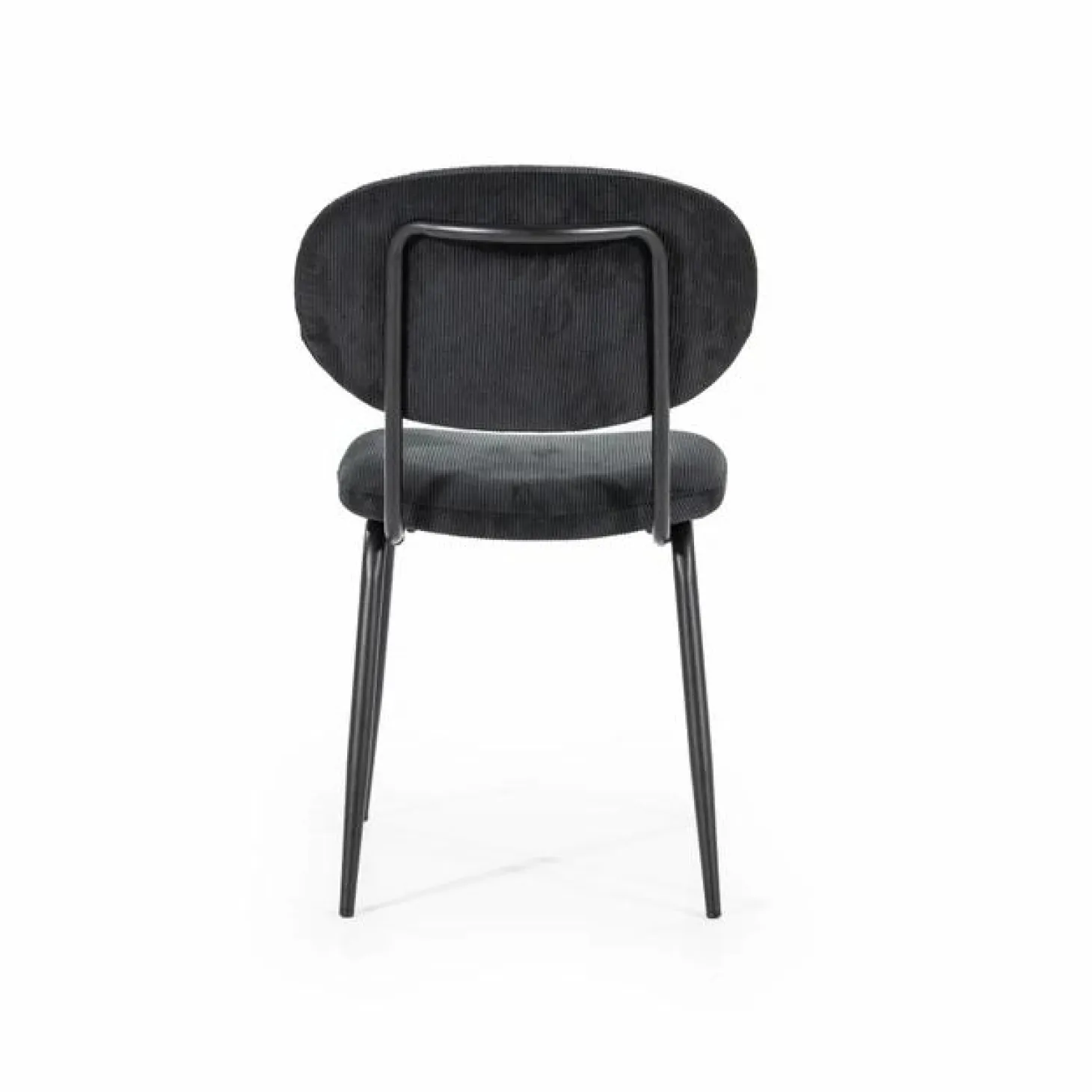 Eetkamerstoel Cosmo Rib - Zwart - Loft24.nl