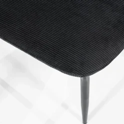 Eetkamerstoel Cosmo Rib - Zwart - Loft24.nl