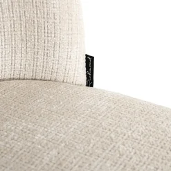 Eetkamerstoel Elvi Chenille kleur Beige - Loft24.nl