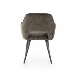 Eetkamerstoel Esmee met armleuning - Bruin - Loft24.nl