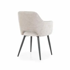 Eetkamerstoel Esmee met armleuning - Beige - Loft24.nl