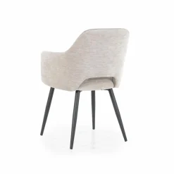 Eetkamerstoel Esmee met armleuning - Beige - Loft24.nl